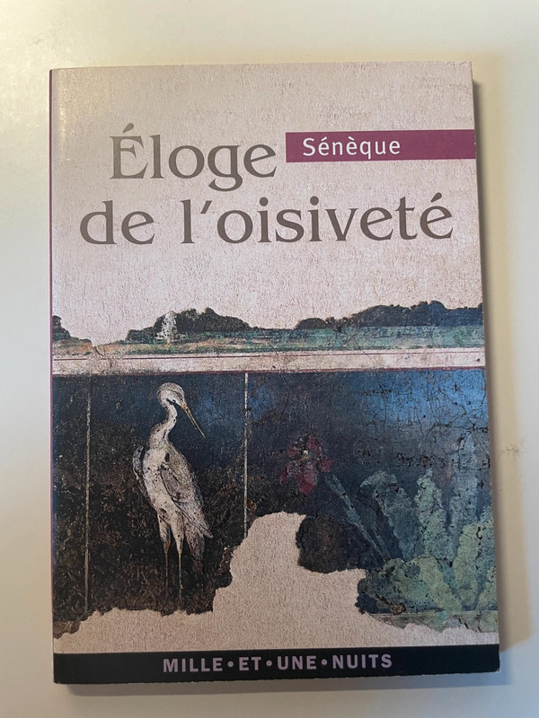 Éloge de l’oisiveté / Cinq lettres à Lucilius sur l’otium – Sénèque 📘