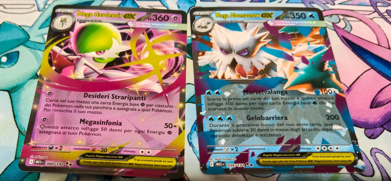 Lotto EX Mega evoluzione MEG Ita