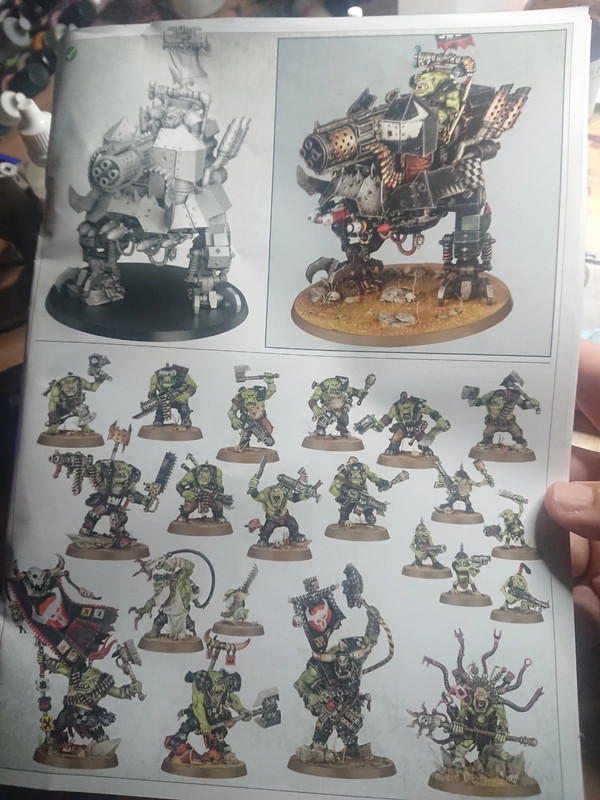 Metà orki warhammer Armageddon + schede ita