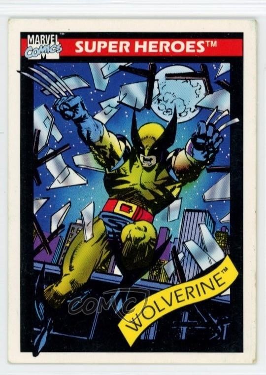 1990 Impel Marvel Universe Super Heroes Wolverine #23 11ao