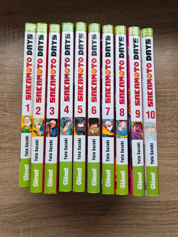 Lot mangas sakamoto days tome 1 à 10