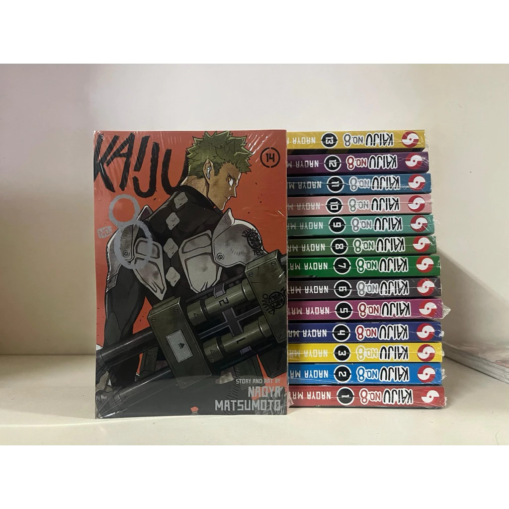 Kaiju n. 8 Manga Vol 1-15 Inglese Completo Nuovo Naoya Matsumoto Spedizione Rapida
