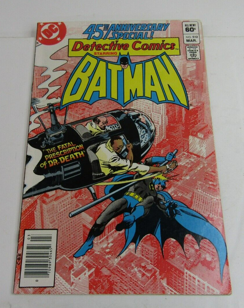 DC Comics 45th Anniversary Special Detective Comics Batman #512 marzo 1982
