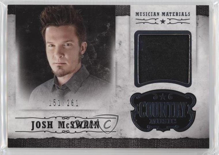 2014 Panini Country Music Musician Materials Argento /261 Josh McSwain #M-JMC 1l2