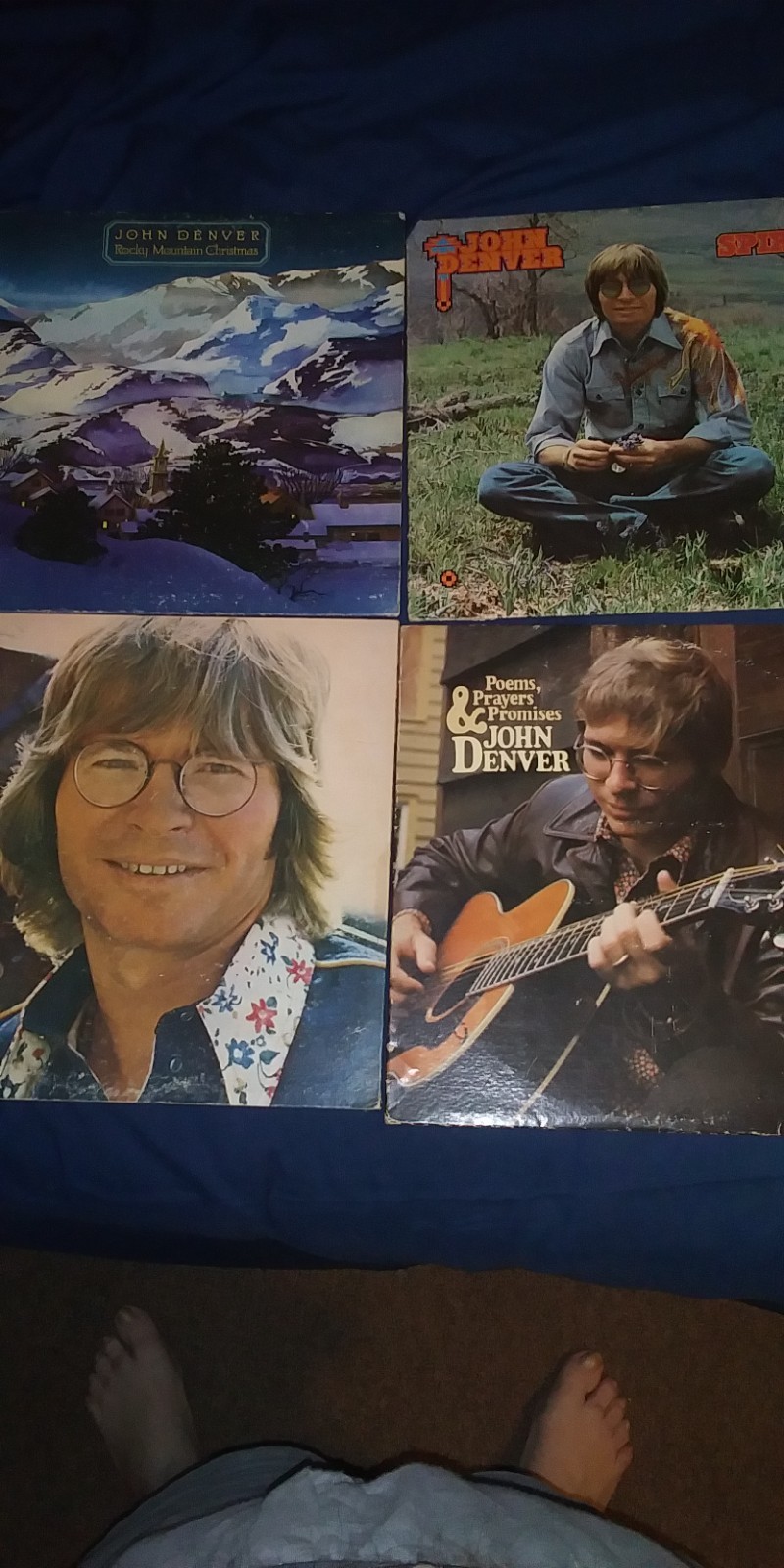 John Denver vinyl albums 4 albums including christmas album