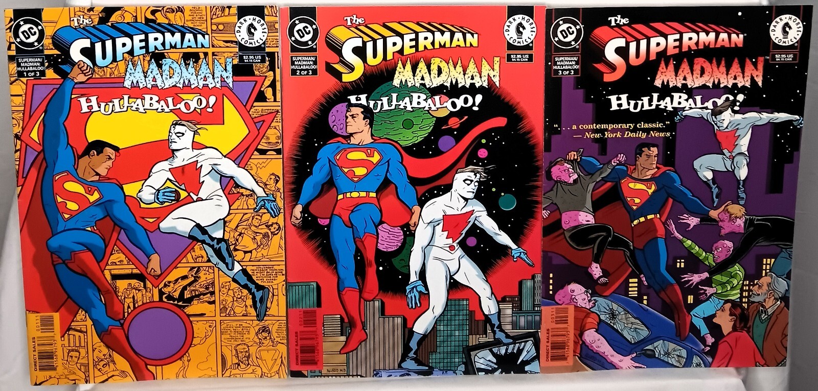 SUPERMAN MADMAN Hullabaloo! #1 - 3 | Mike Allred | DC Comics | Dark Horse Comics