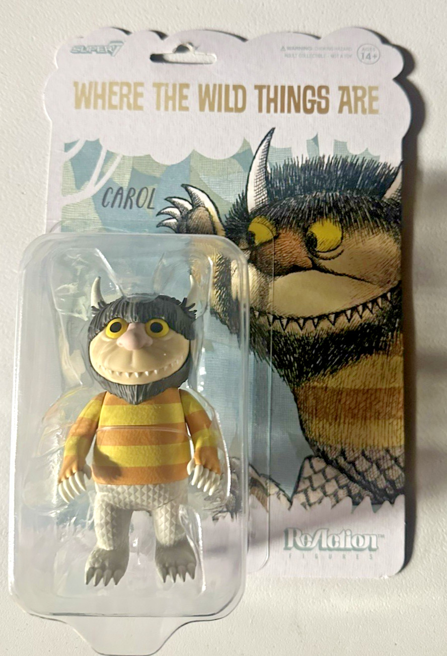 Carol Where The Wild Things Are 3,75" SUPER 7 ReAction Nuovo con scatola D7