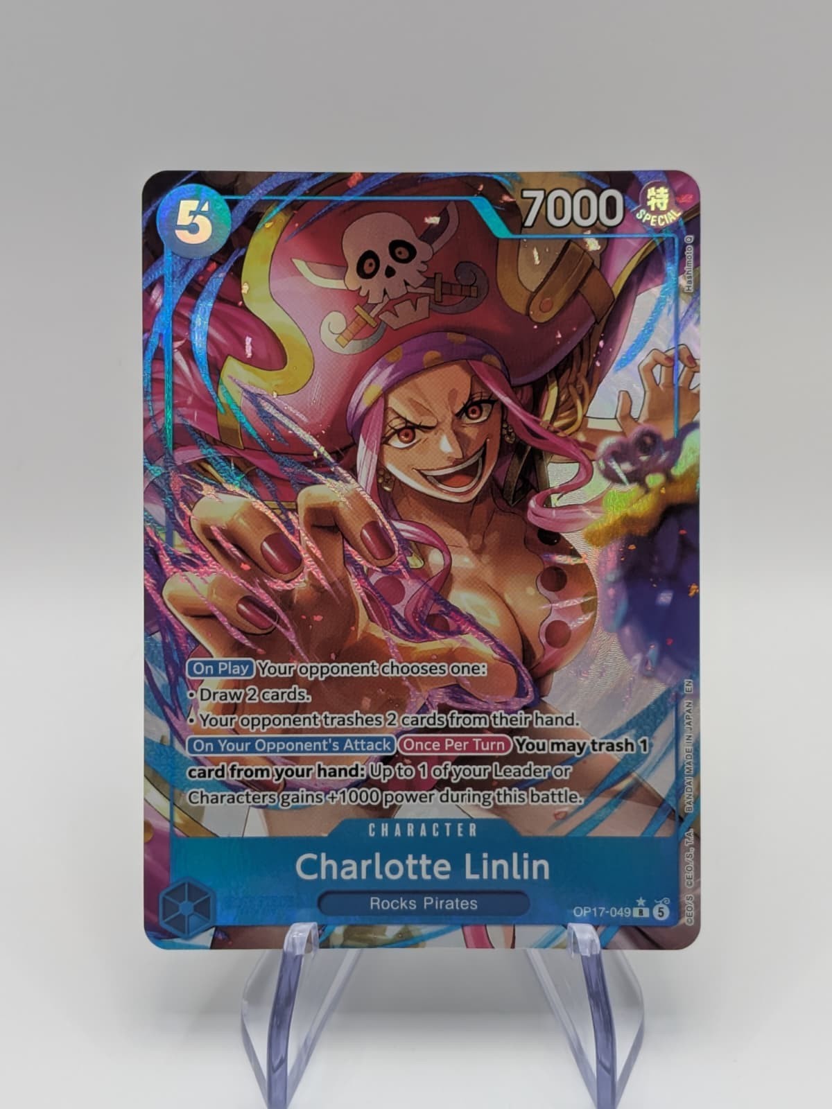One Piece CG: Charlotte Linlin OP17-049 Alt Art - The World’s Strongest Warriors