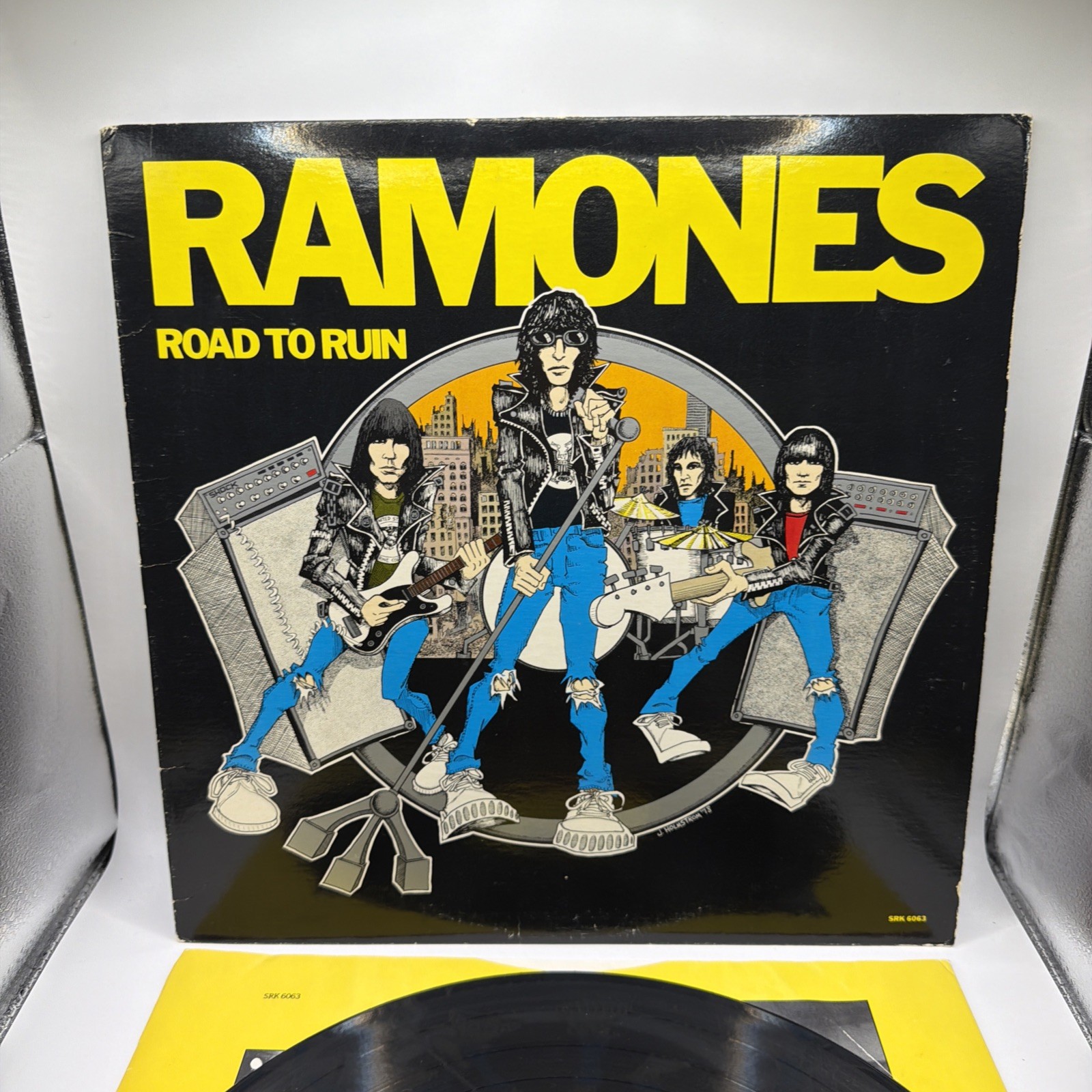 Ramones Road to Ruin Vinyl LP Sire 6063 1978 1st Press LA Nm Vinyl Ex Cover