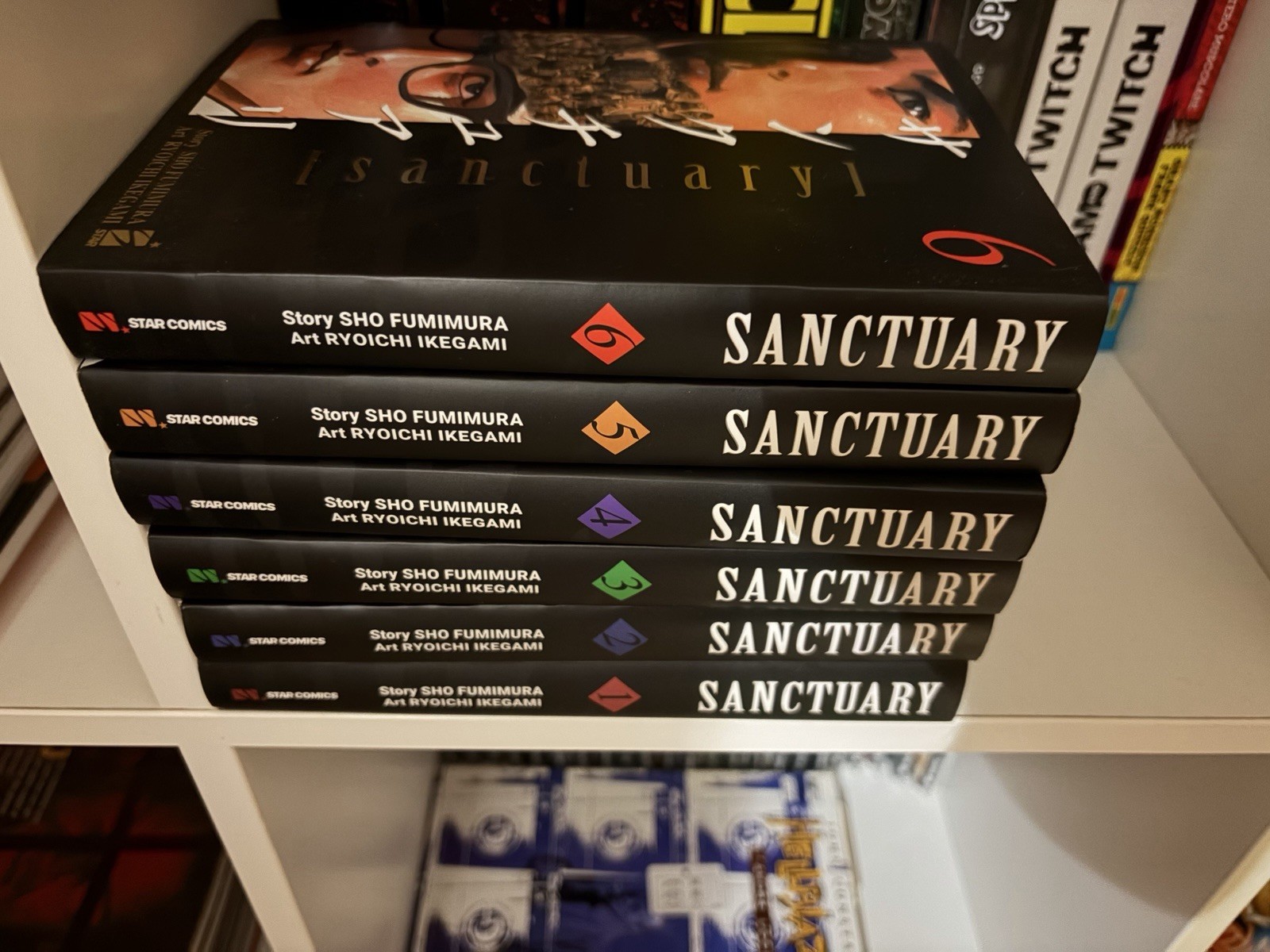 sanctuary deluxe manga 1-6 serie completa star comics