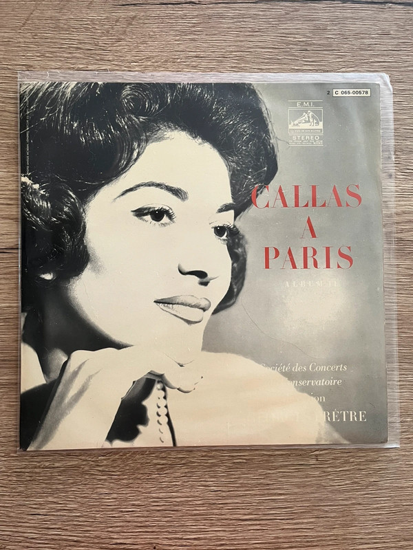 • Vinyle 33t - Maria Callas à Paris