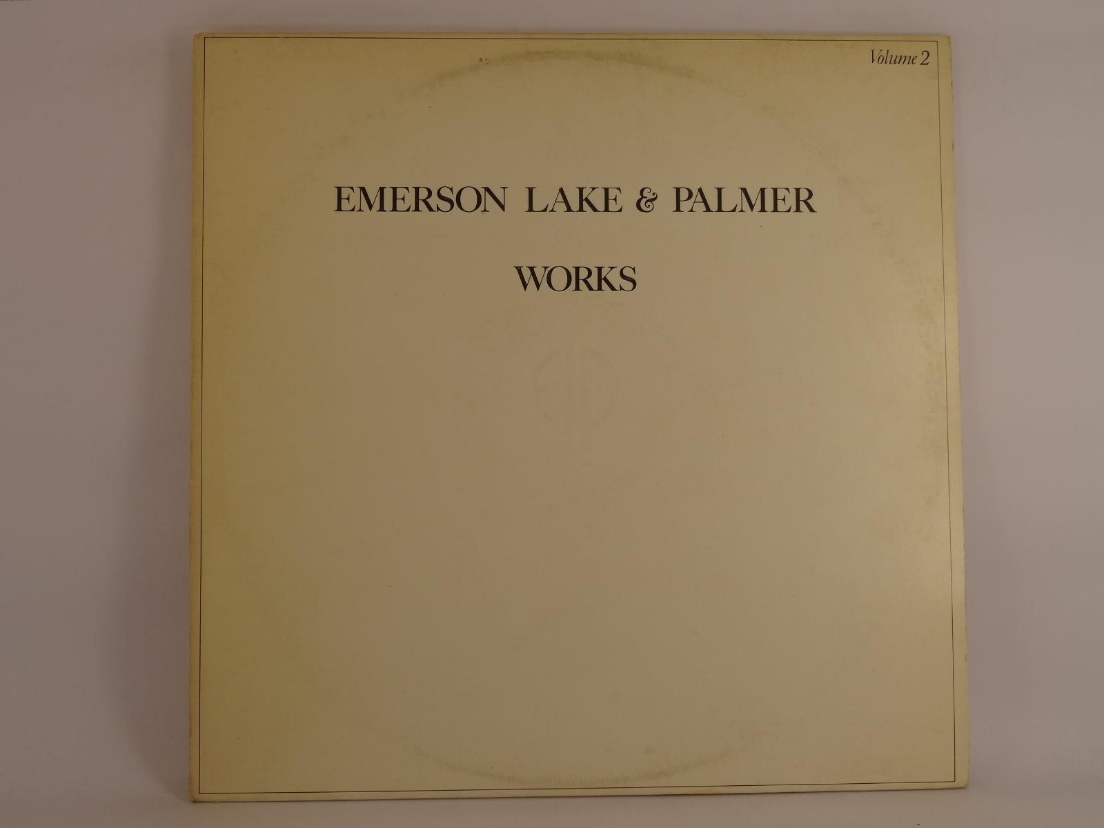 EMERSON LAKE & PALMER WORKS VOLUME 2 (A) LP ATLANTIC