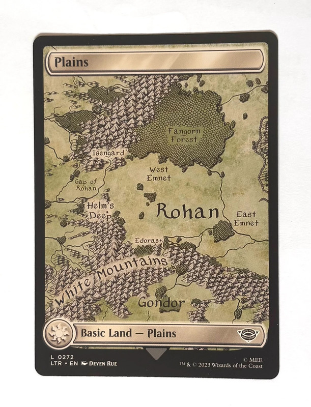 MTG Basic Land Plains - LTR - EX Condition