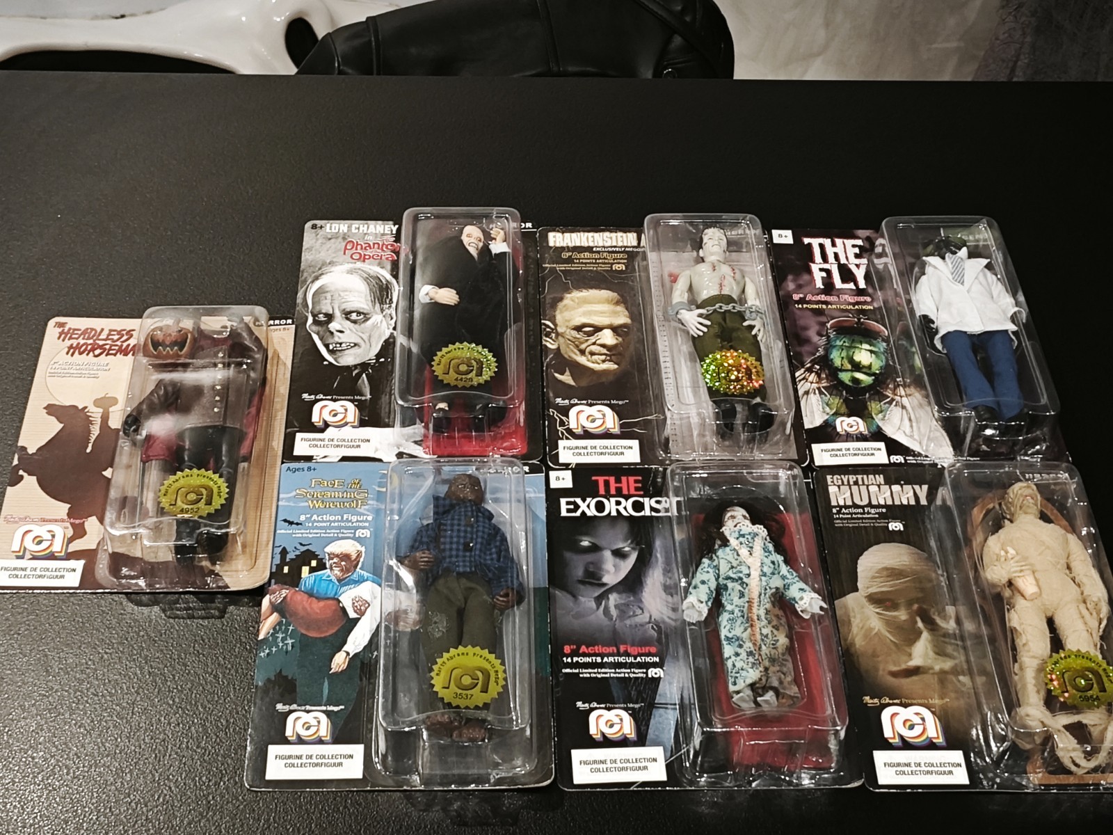 Superbe Lot 7 Figurines MEGO HORROR 20cm (8") - NEUVES Scellées Lansay (MOC)