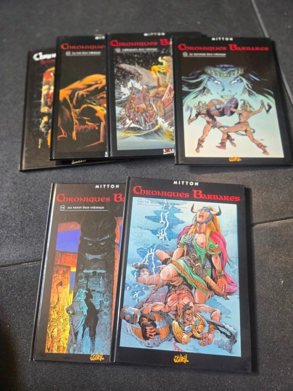 CHRONIQUES BARBARES T1 à T6 COMPLET – Mitton – 6 EO – Soleil – Vikings BD