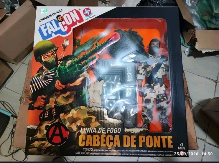 Estrela G.I. Figurina Joe Falcon "Bridgehead" - in scatola - BRASILE SCALA 1/6