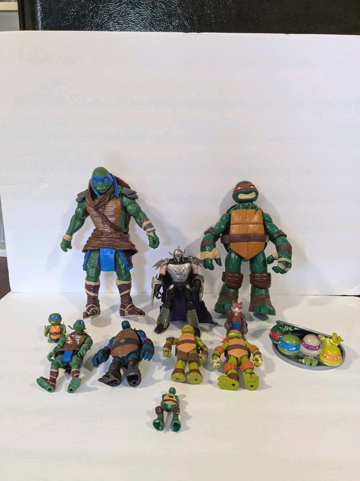Assortimento action figure tartaruga ninja lotto di 11 pezzi - varie misure