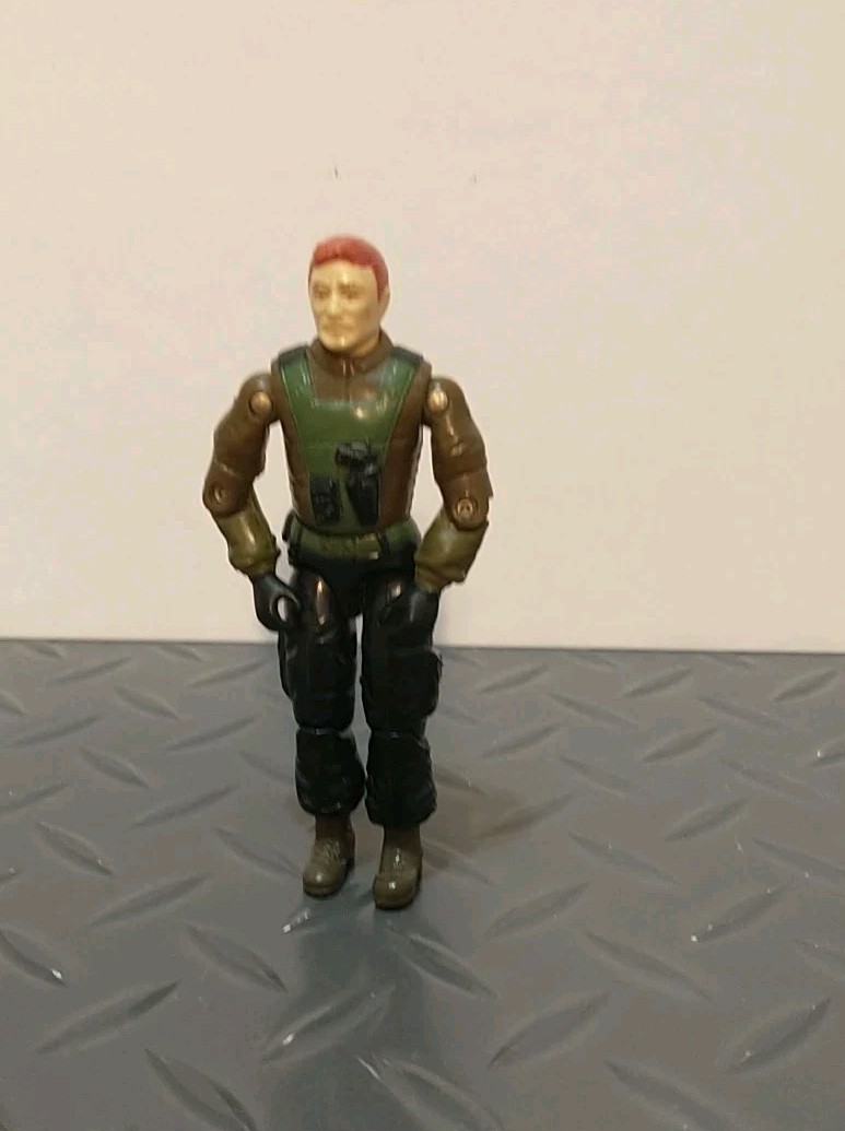 Vintage 1984 GI JOE THUNDER SLUGGER TANK DRIVER ACTION FIGURE HASBRO ARAH Rare