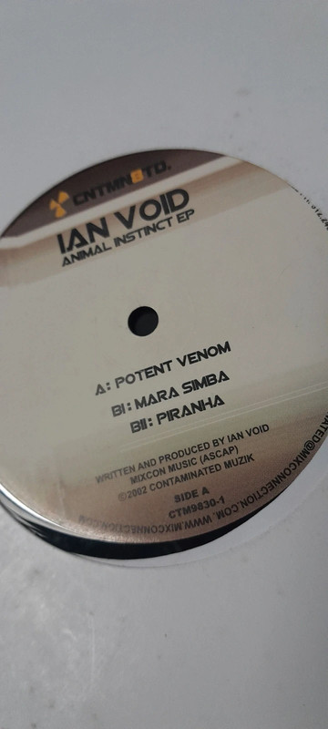 Vinyle techno Ian void