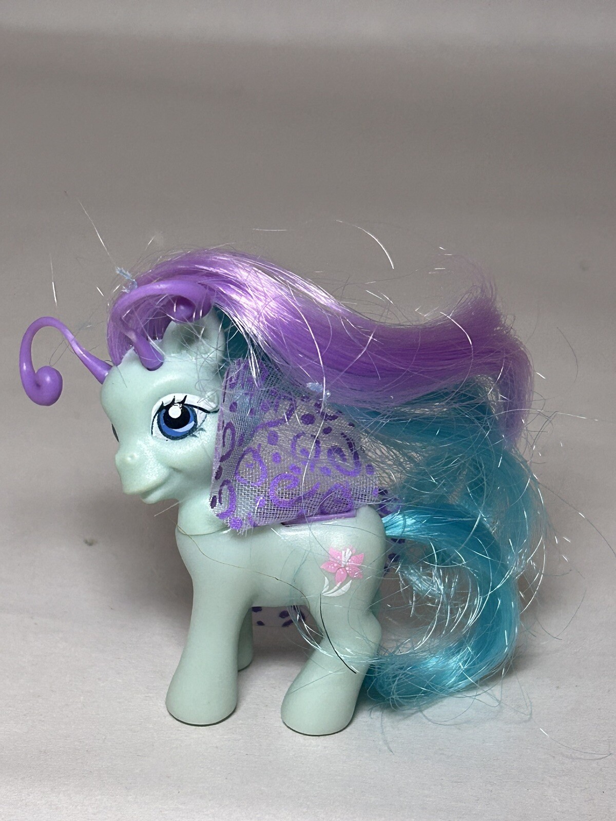 My Little Pony Mini Figure G3 PVC Cake Topper Azalea Bloom Wings Antenna 2005