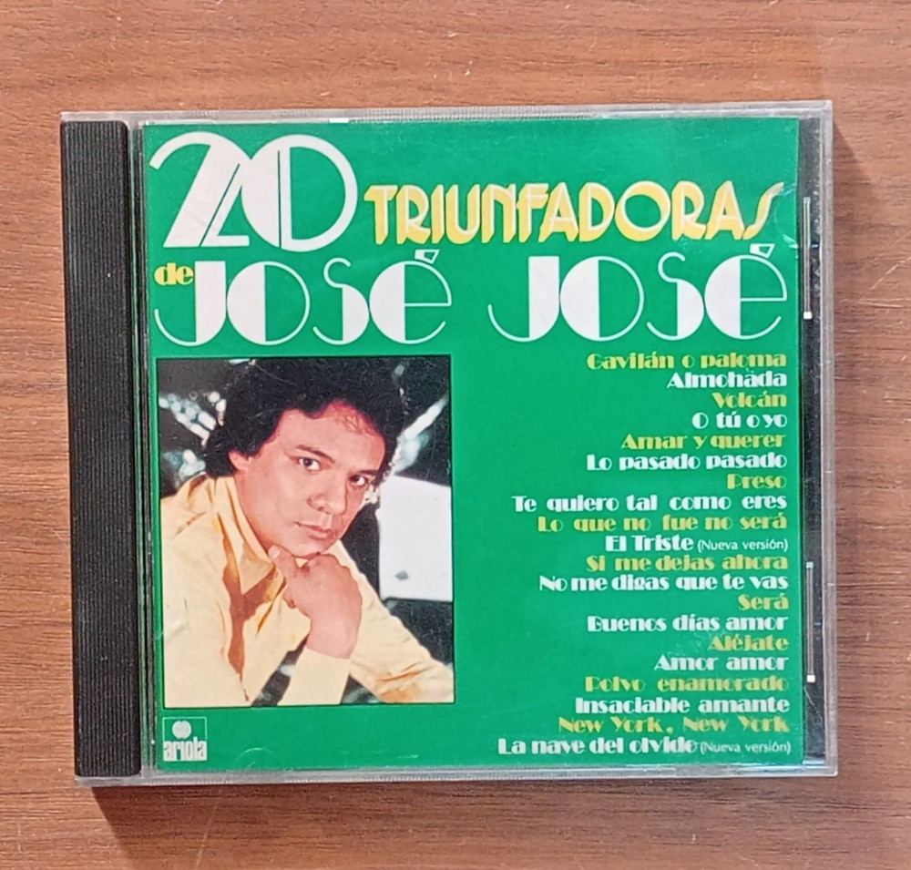 20 Triunfadoras de José José by José José (CD, USA Ariola ICD1-6063) Pre-owned