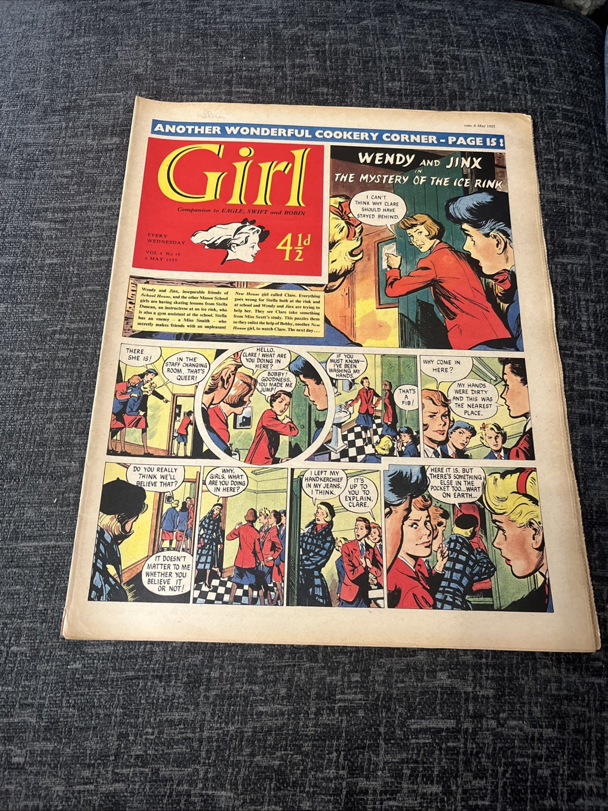 Girl Comic - Vol 4 No 18 - 4 May 1955 - Violetta Elvin