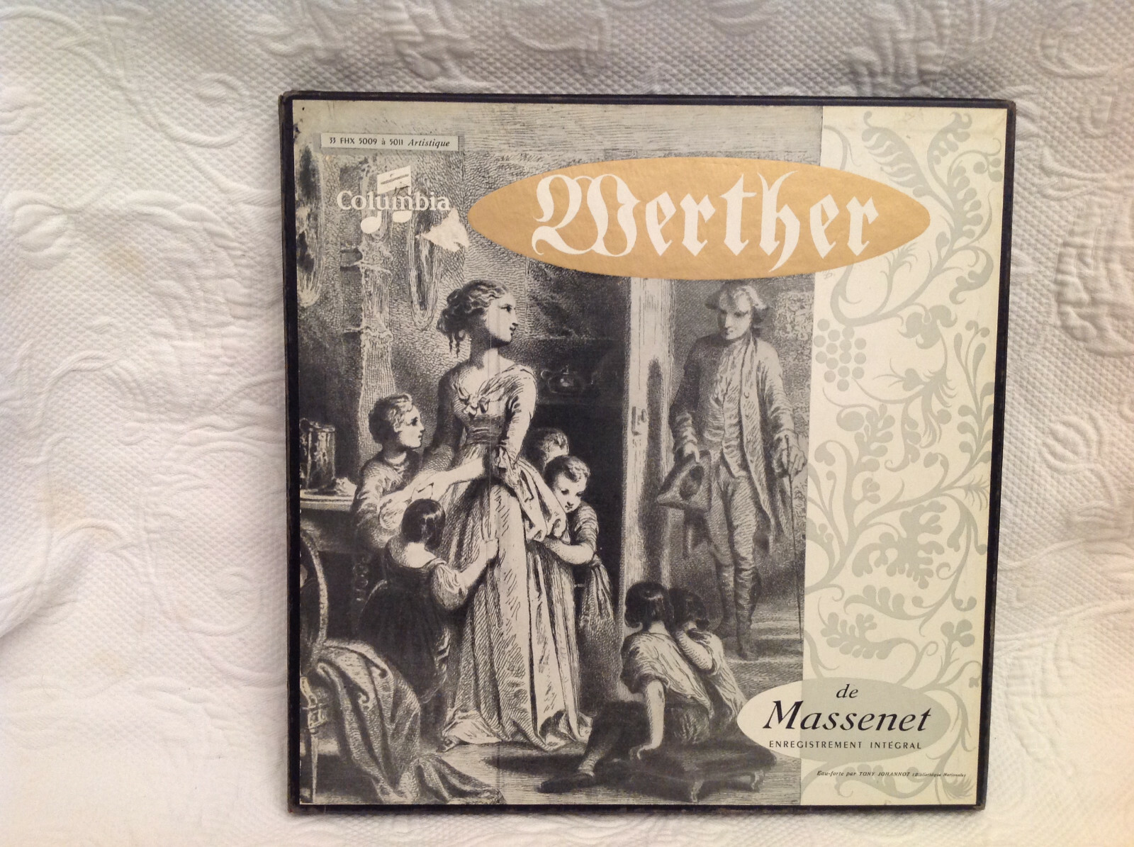 de Massanet Werther 3X Vinyl LPs Pathe Columbia France NM  PATHE FHX 5009-5011