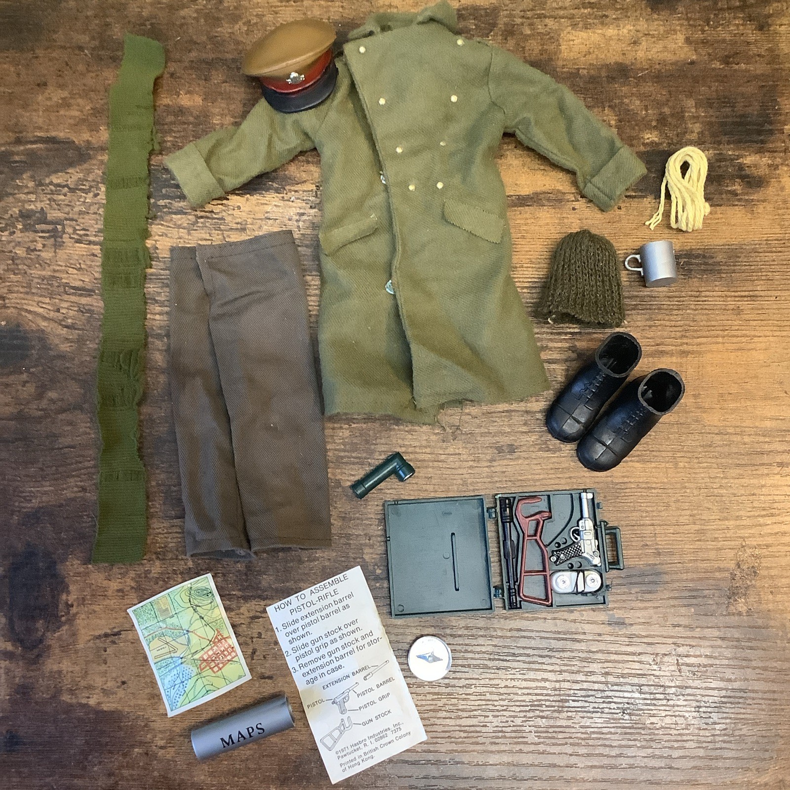Action man vintage Fuga da Colditz Ufficiale di fuga