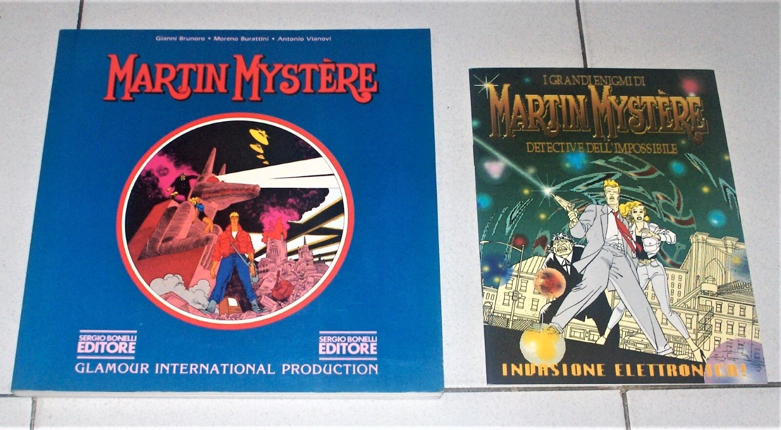MARTIN MYSTERE 1 + albetto INVASIONE ELETTRONICA Glamour International 1990