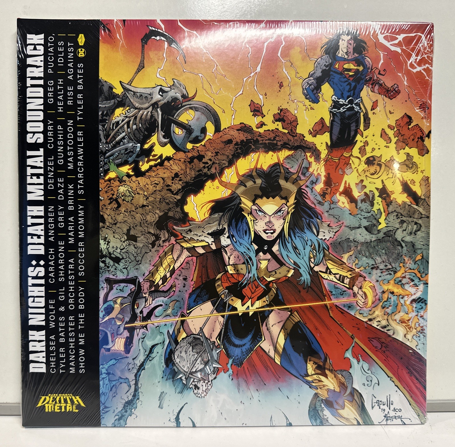 Dark Nights: Death Metal Soundtrack 2 LP Canary Yellow Vinyl Albums NEW