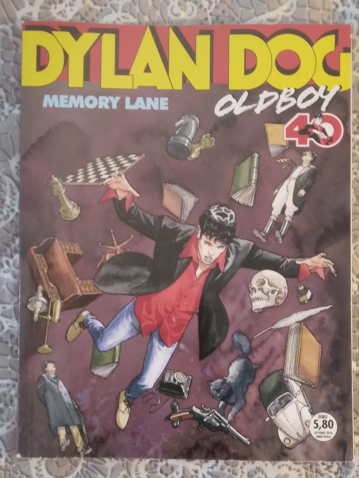 DYLAN DOG OLD BOY SECONDA SERIE 10- MEMORY LANE- ENNA, SIMEONI, ACCIARINO OTTIMO