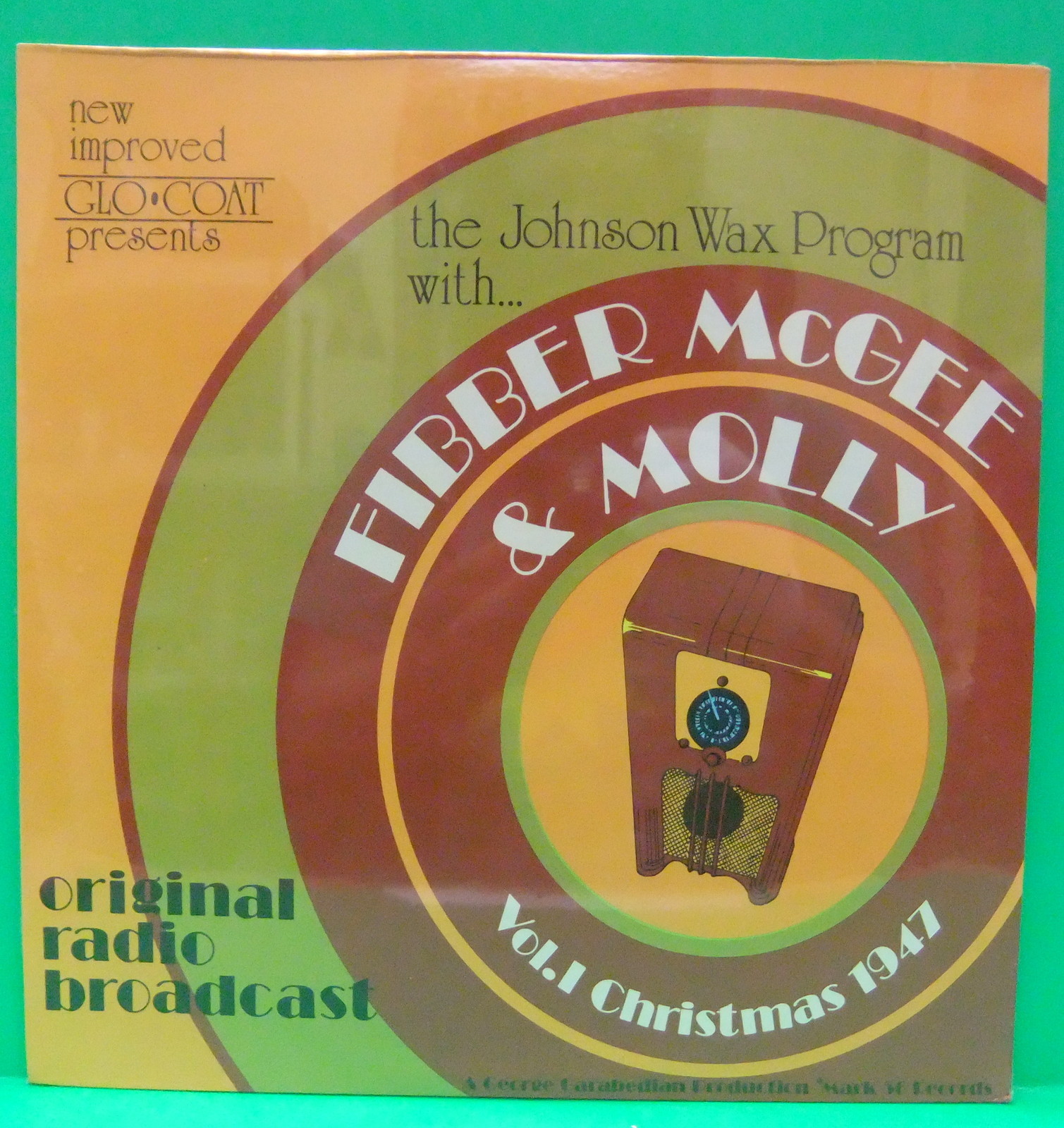 SEALED MINT Fibber McGee & Molly Johnson Wax Program 1939 Radio Broadcast Vol 1