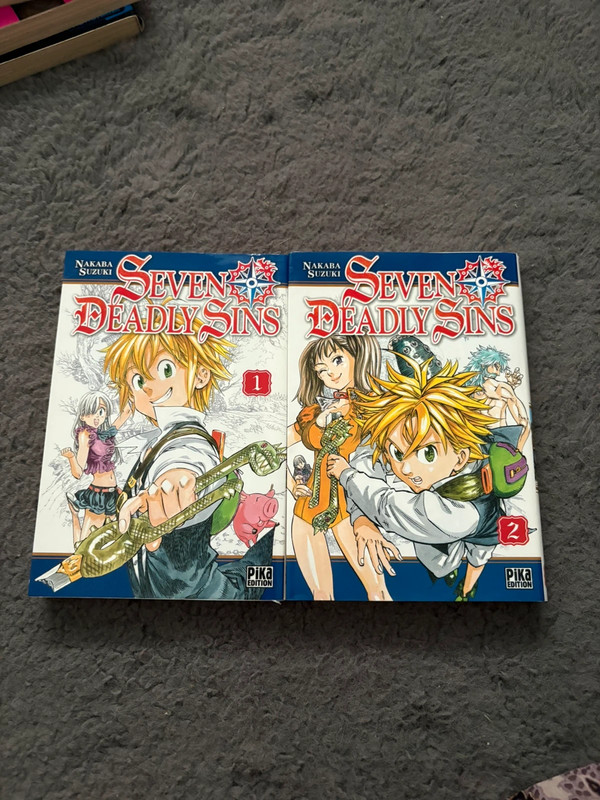Manga tome 1 et 2 Seven Deadly Sins