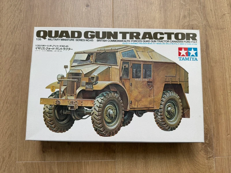 Tamiya British Quad Gun Tractor 1/35 – Maquette jamais assemblée