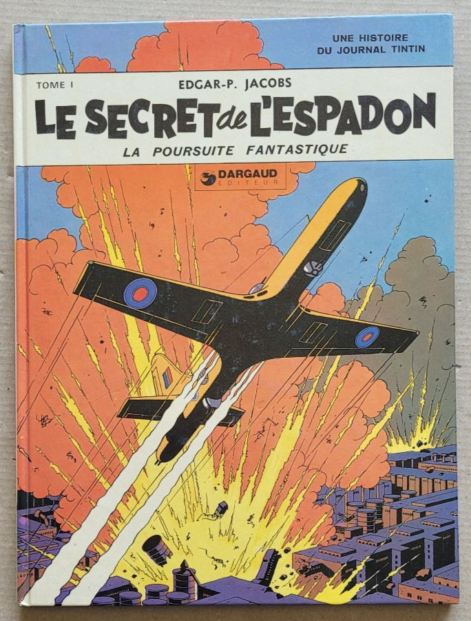 Blake & Mortimer Le Secret de l'Espadon 1 E P JACOBS éd Lombard Notée 1970