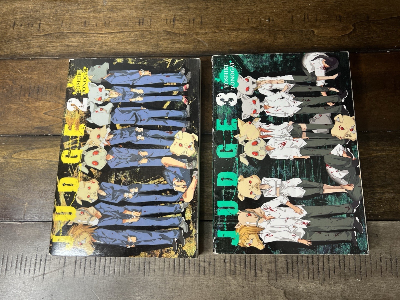 Judge Manga Lotto Inglese Vol 2,3 Tonogai Yen Press Fuori Produzione Fumetto Adulto Giappone