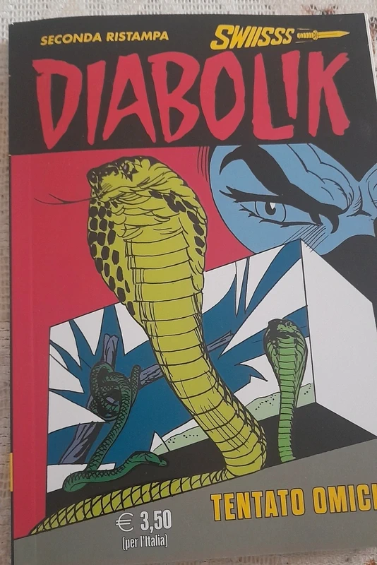 Diabolik Anno XVIII n. 13 Tentato Omicidio - 2 ristampa Swiss