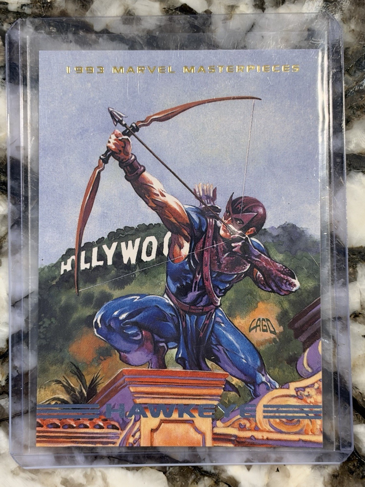 Hawkeye - 1993 Skybox Marvel Masterpieces #70