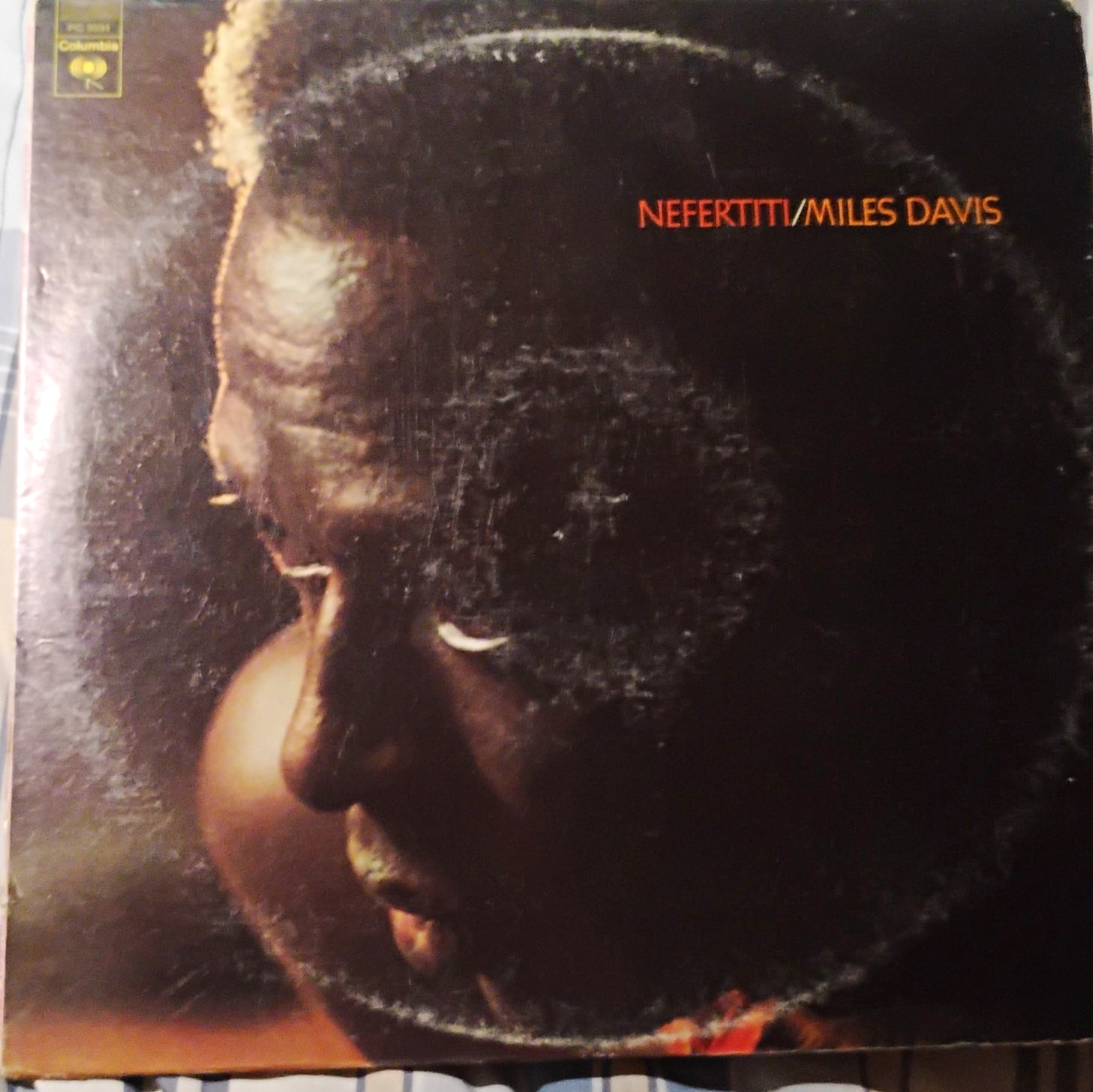 Miles Davis Nefertiti Columbia 12" Black Vinyl LP Jazz Record Cardboard Sleeve