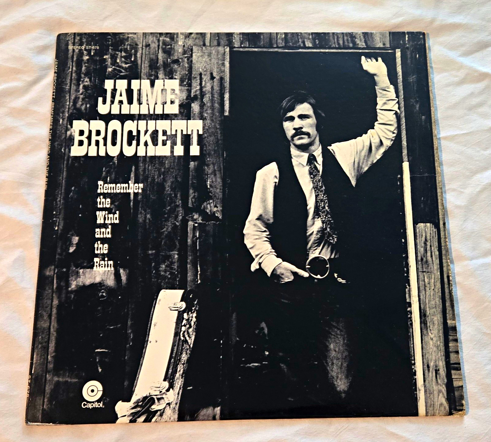 Jaime Brockett Remember the Wind and the Rain LP Vinyl Capitol ST-678 1968