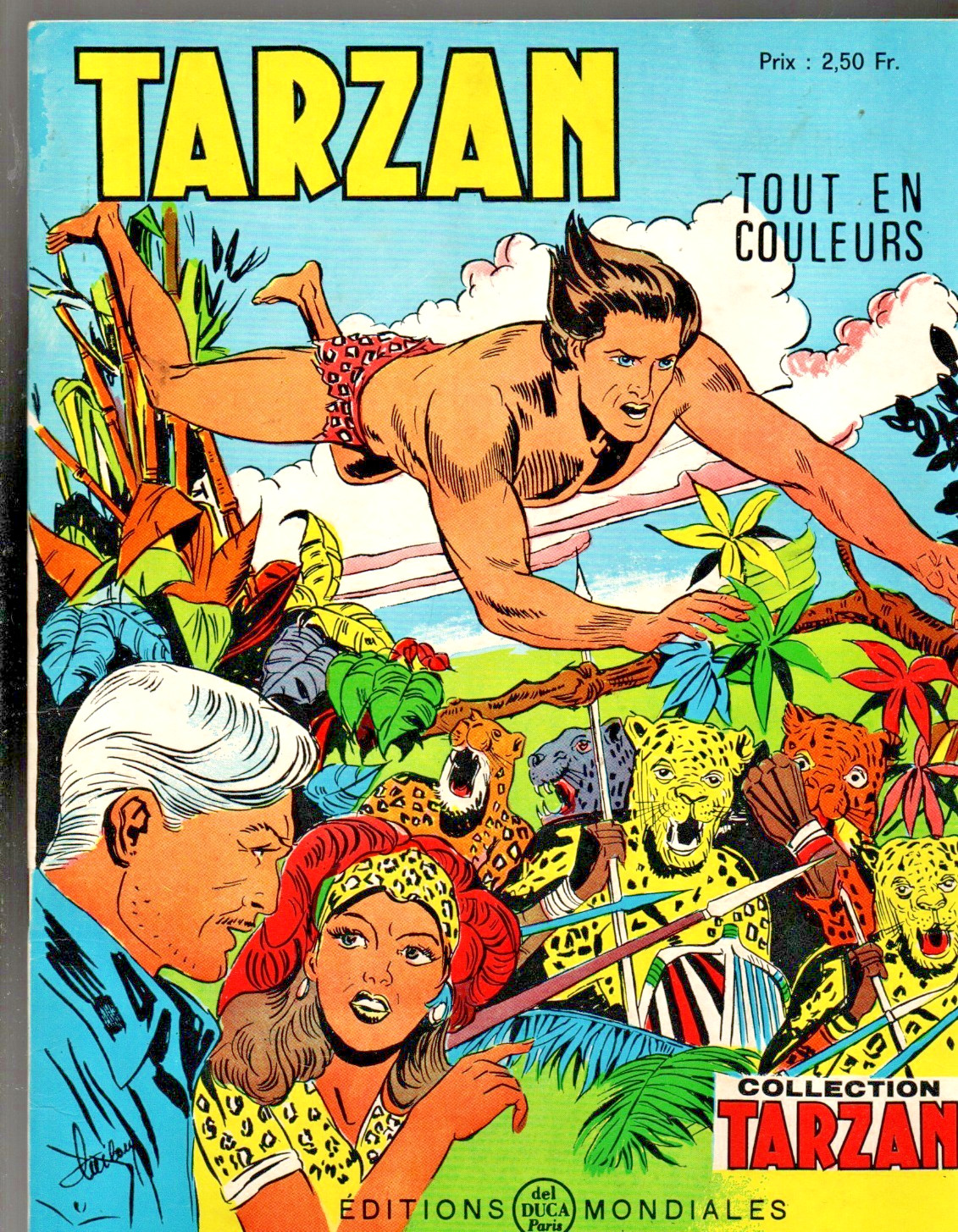 TARZAN Tout en couleurs n°53. Editions Mondiales  1972. Etat neuf