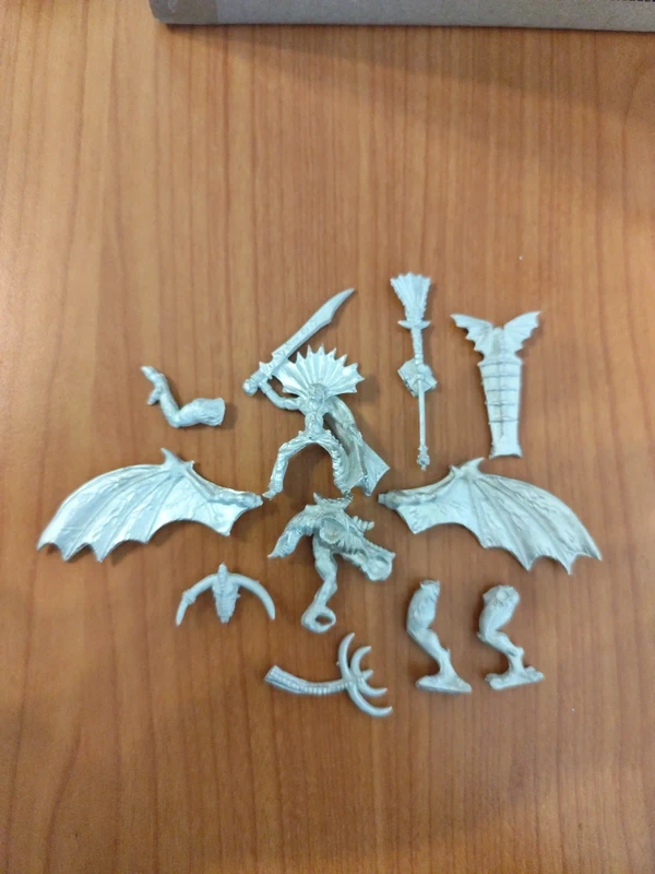 Warhammer-Lord Melkhior on winged nightmare