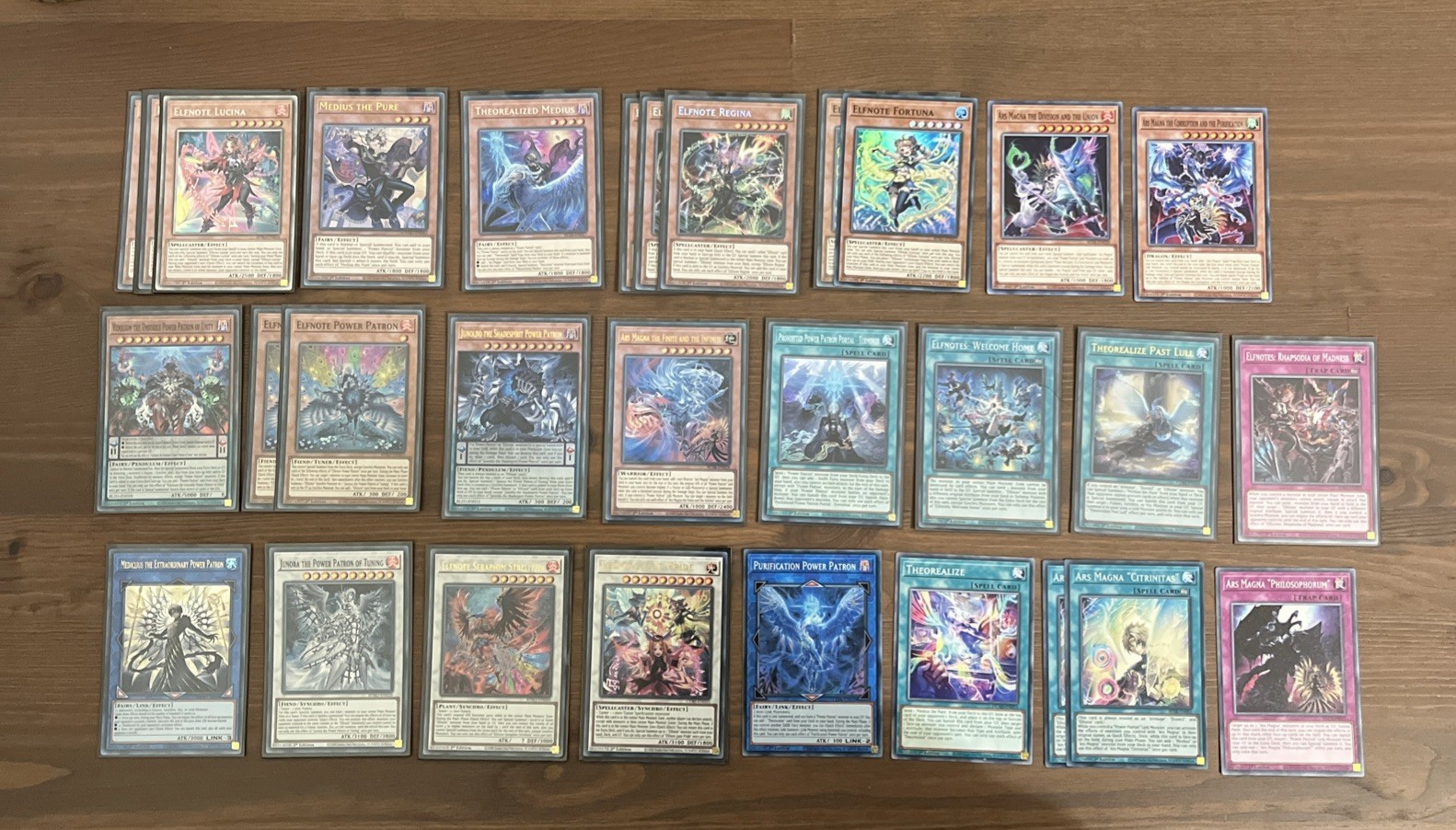 Yu-Gi-Oh TCG Elfnote Ars MagnaPower Patron Deck Core Starlight Lucina 