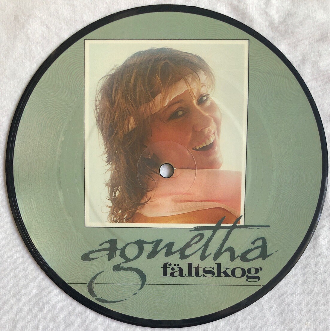 Agnetha Faltskog/ABBA -The Heat Is On- UK 7" Picture Disc (Vinyl Record)