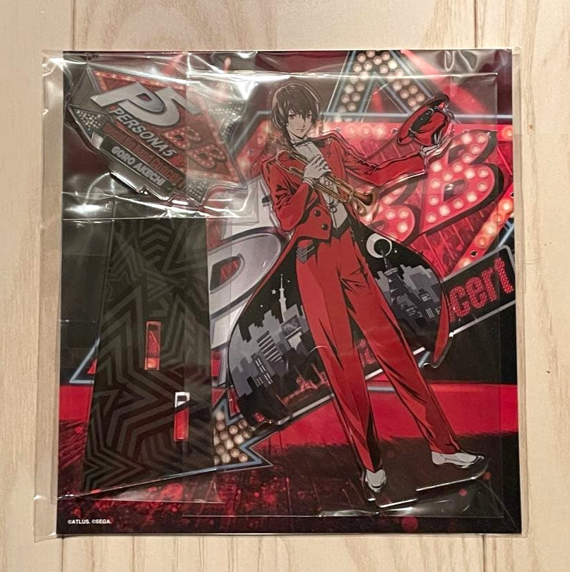 Goro Akechi Persona 5 Special Big Band concerto supporto acrilico Giappone nuovo