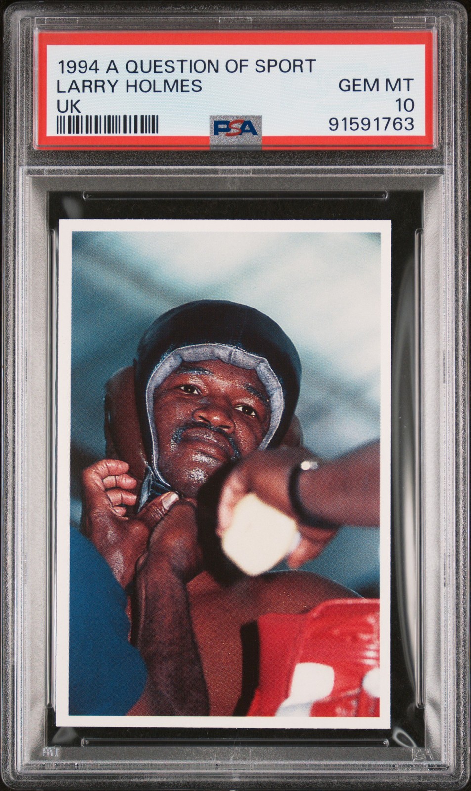 1994 UNA QUESTIONE DI SPORT UK LARRY HOLMES PSA 10