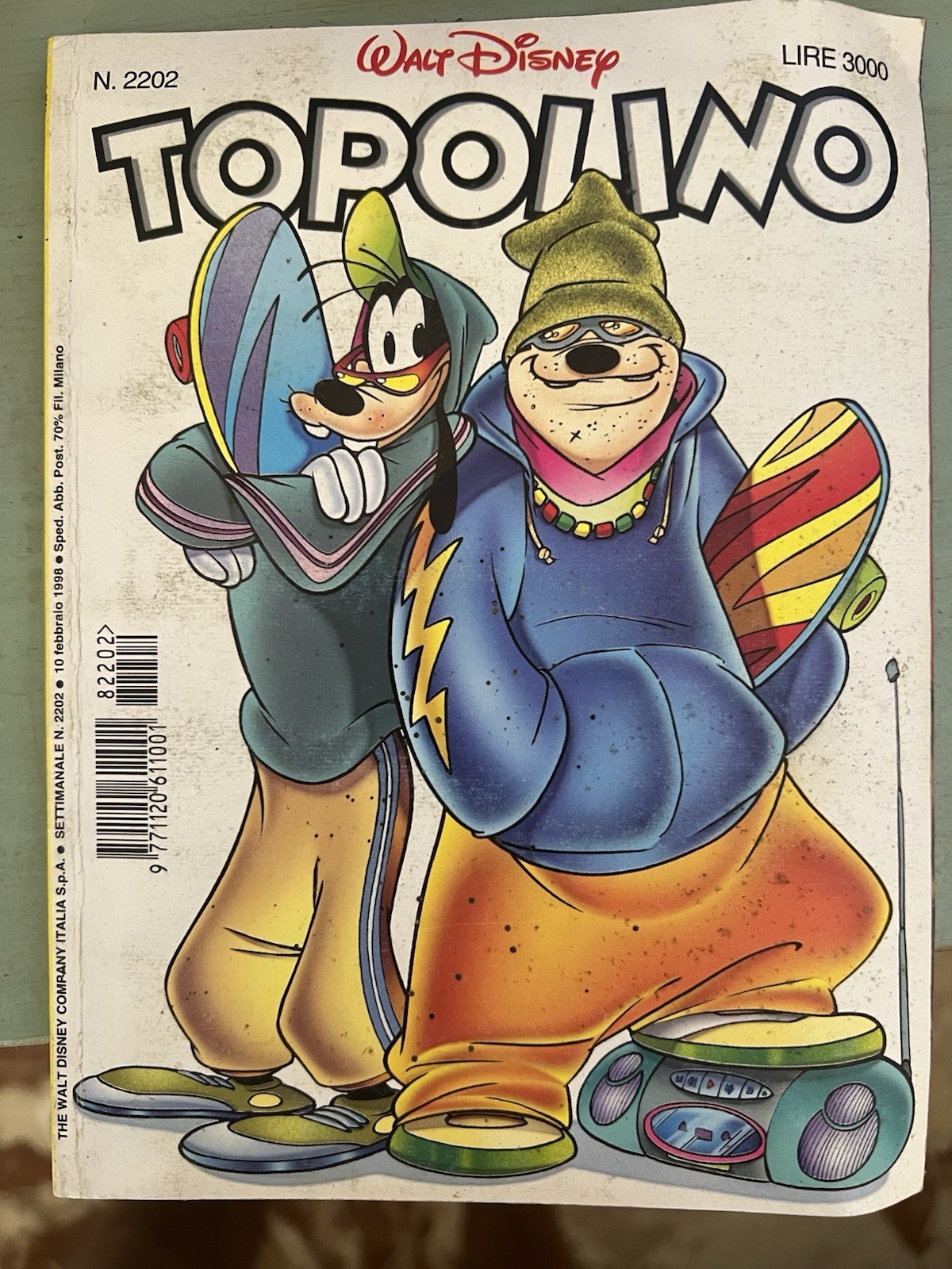 Topolino 2202 The Walt Disney Company Italy 1998