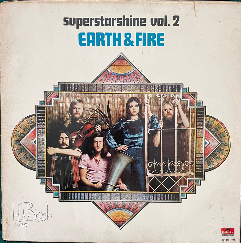 Dutch Earth & Fire LP Autographed!!