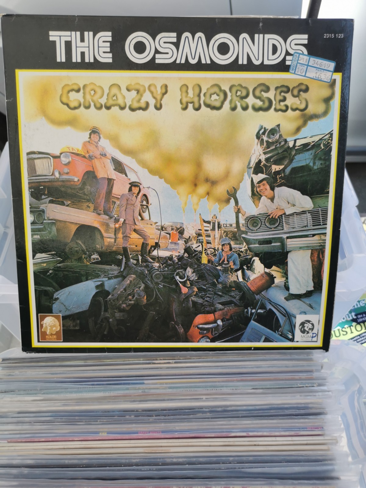 Vinyle 33 Tours The Osmonds  / Crazy Horses Pochette  (Ex ) -  LP (Ex ) 