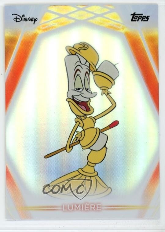 2026 Topps Disney Neon Arcobaleno Foilboard Lumiere Lumière #13 1u82